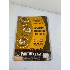Vintage Rare 1966 JC WHITNEY & CO. Automotive Accessories & Parts Catalog
